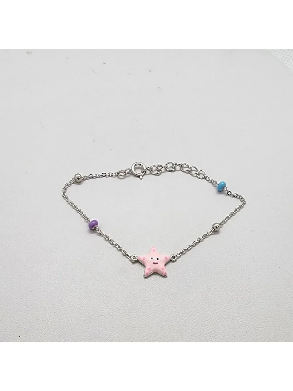 Brand New Sterling Silver 925 Star Bracelet